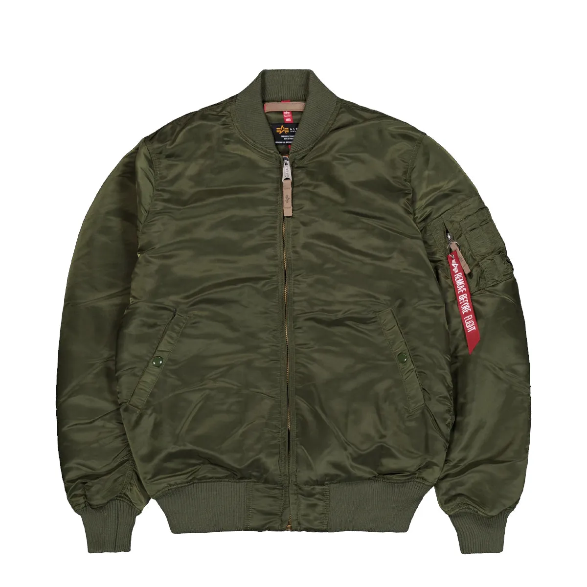 Alpha Industries - Giacca Ma-1 VF 59 Long Dark Green - 168100 - DARK/GREEN