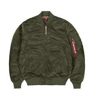 Alpha Industries - Giacca Ma-1 VF 59 Long Dark Green - 168100 - DARK/GREEN