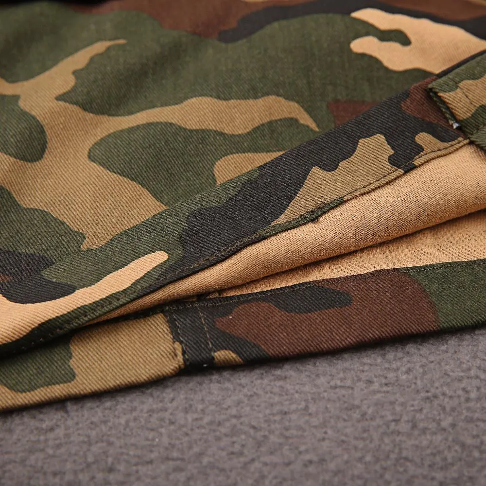 Ann Army Green Camo Jacket
