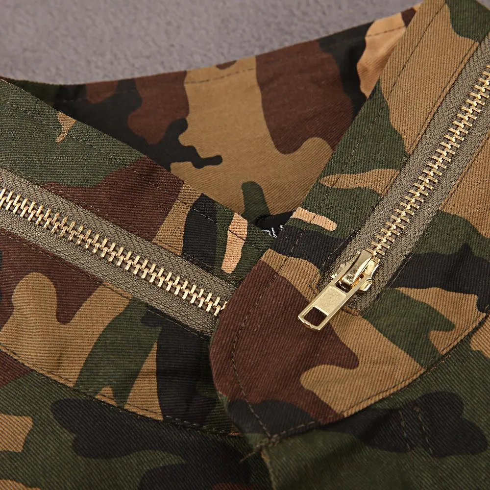Ann Army Green Camo Jacket