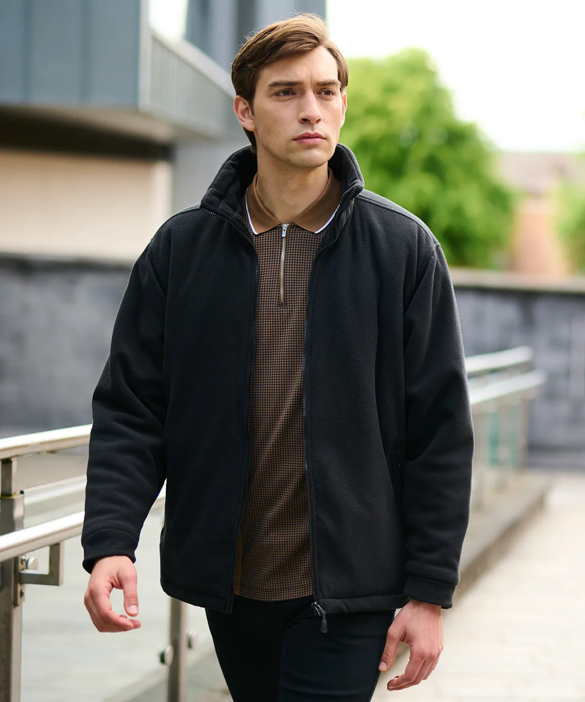 Black - Asgard II quilted fleece