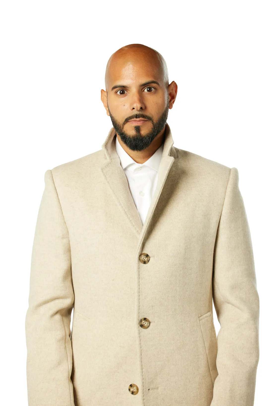 Bone Wool Overcoat-SOLD OUT