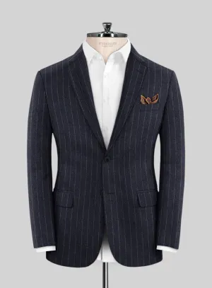Caccioppoli Paollo Dark Blue Wool Jacket