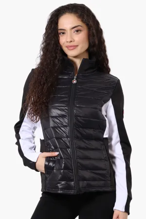 Canada Weather Gear Nylon Puffer Lightweight Jacket - Black