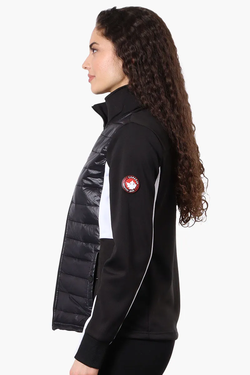 Canada Weather Gear Nylon Puffer Lightweight Jacket - Black