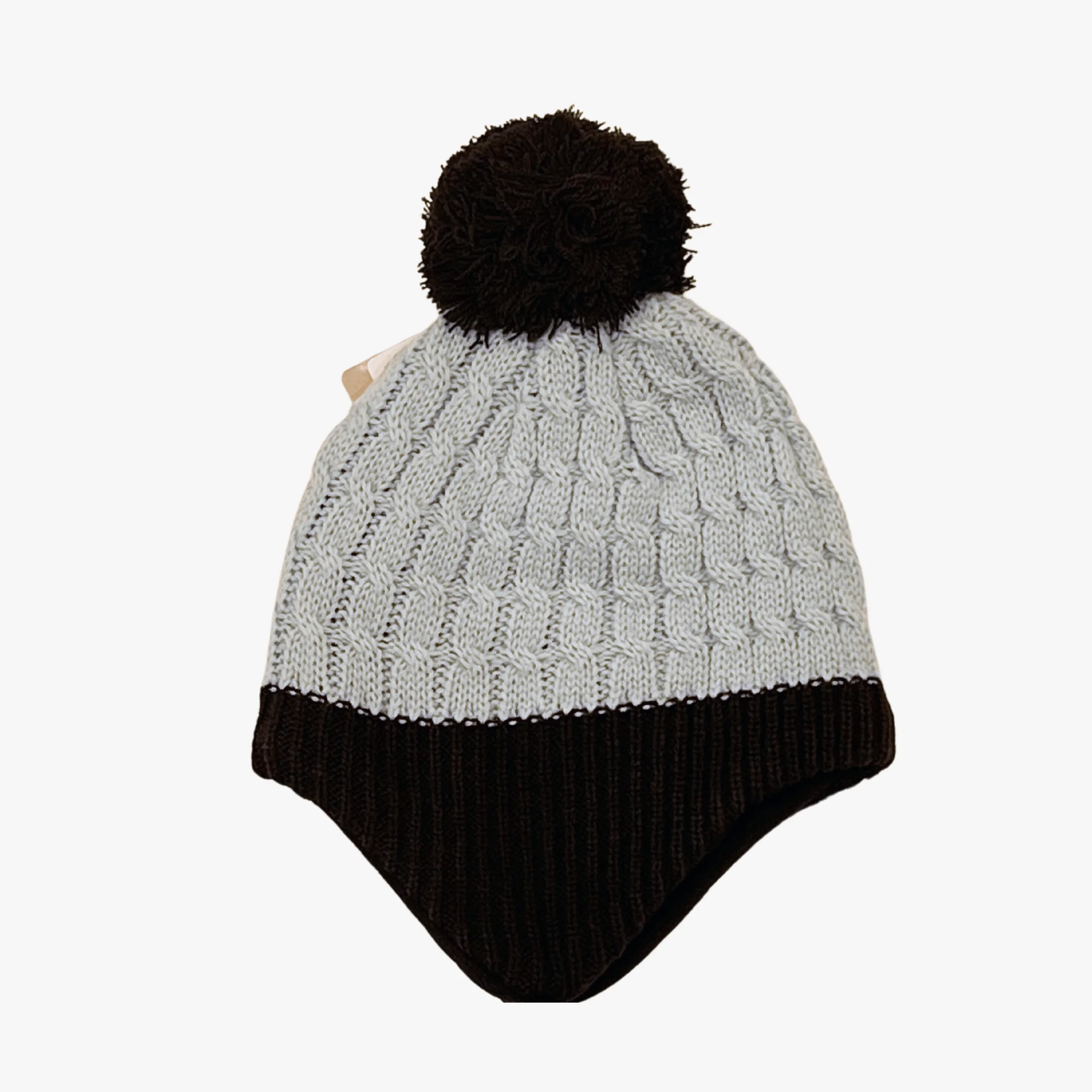 Color Kids Winter Hat with Fleece - Aqua/Navy
