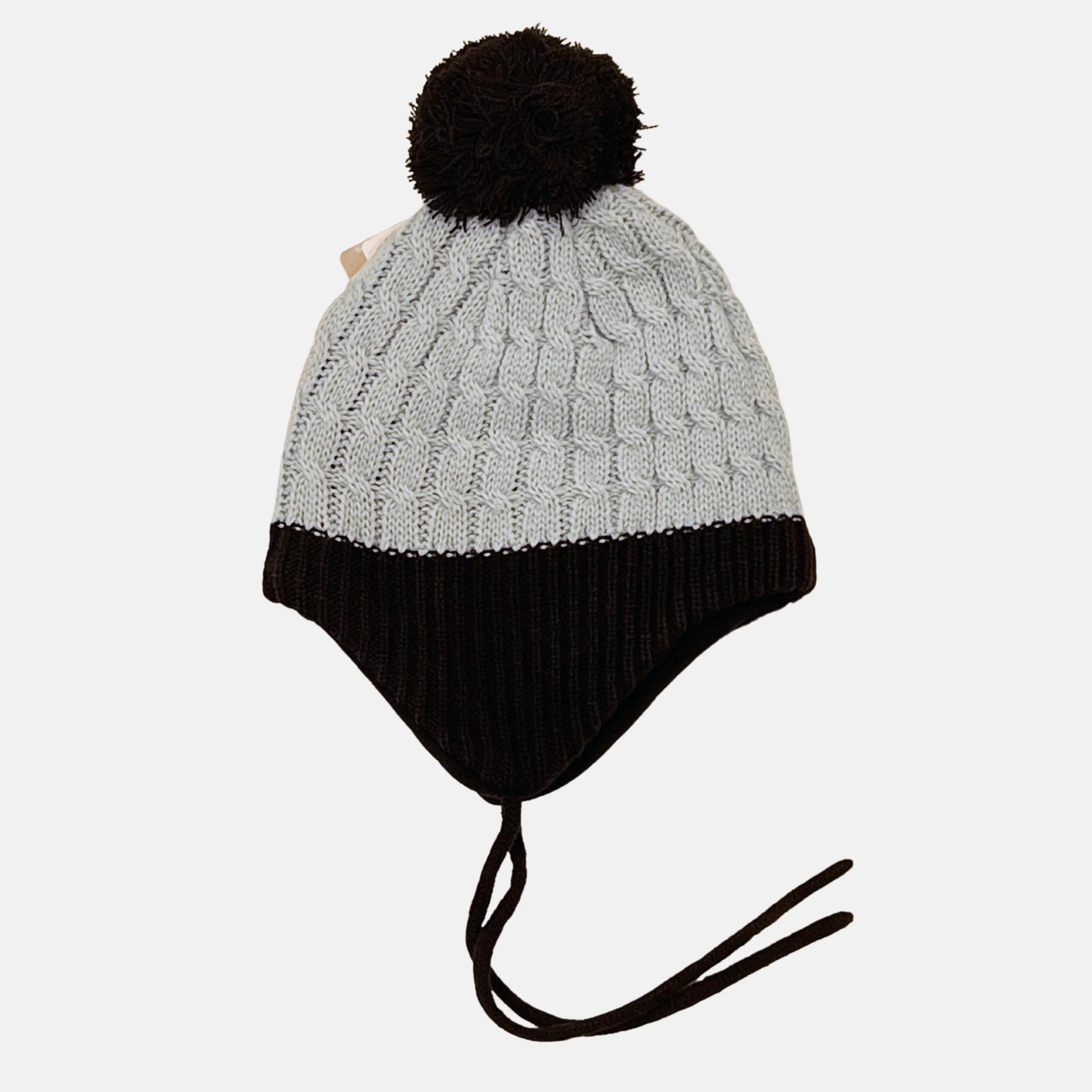 Color Kids Winter Hat with Fleece - Aqua/Navy