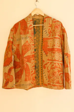 Cotton Kantha Crop Jacket 014