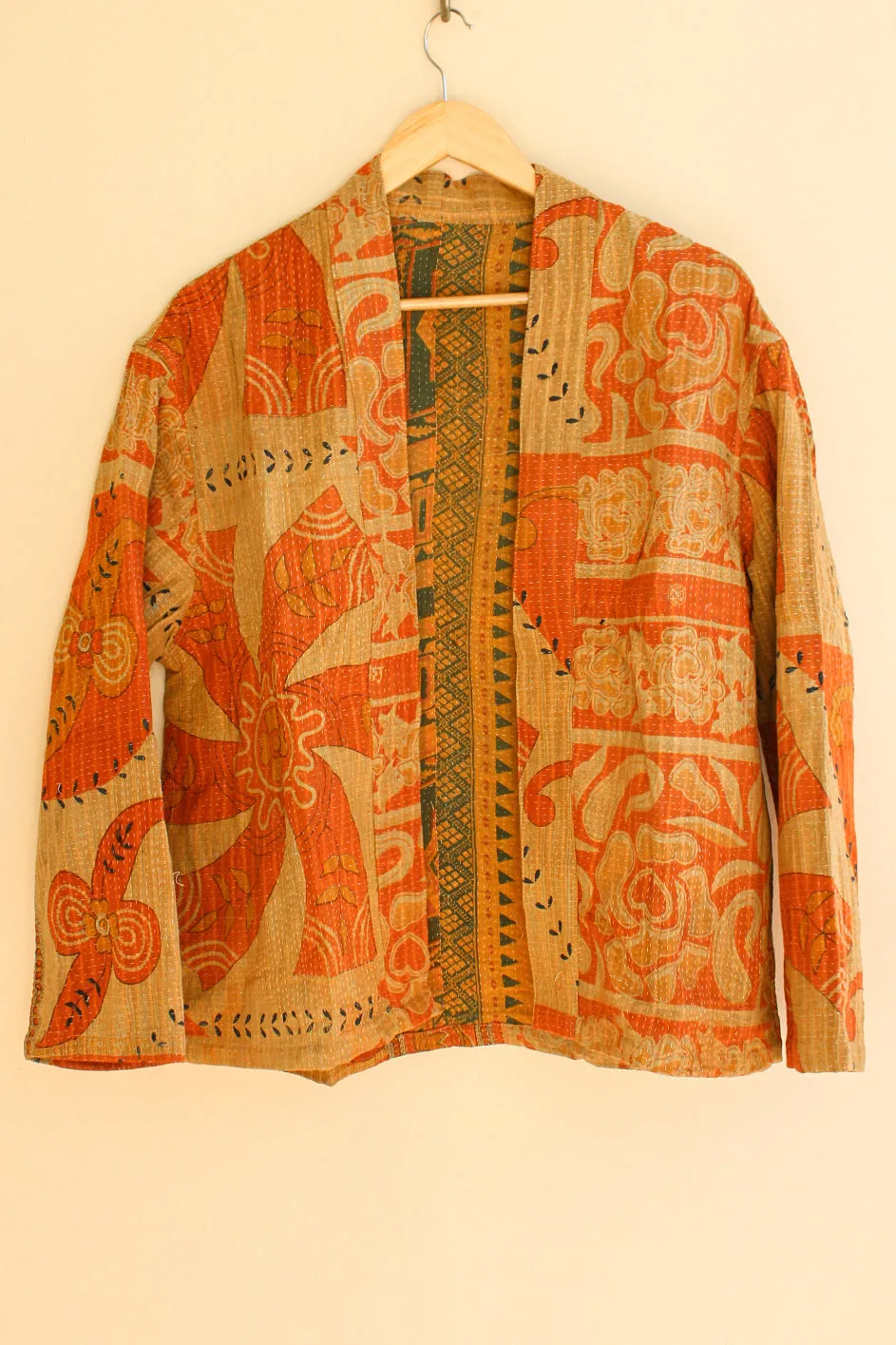 Cotton Kantha Crop Jacket 014