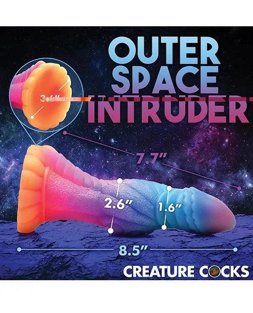 Creature Cocks Galactic Cock Alien Creature Silicone Dildo - Glow In The Dark