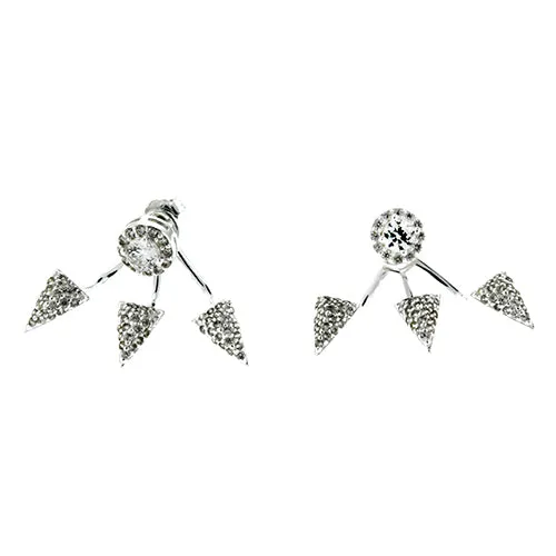 CZ Spike Ear Jackets