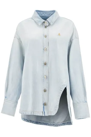 'denim-coated diana oversh 250WCB00068DDD085SS SKY BLUE