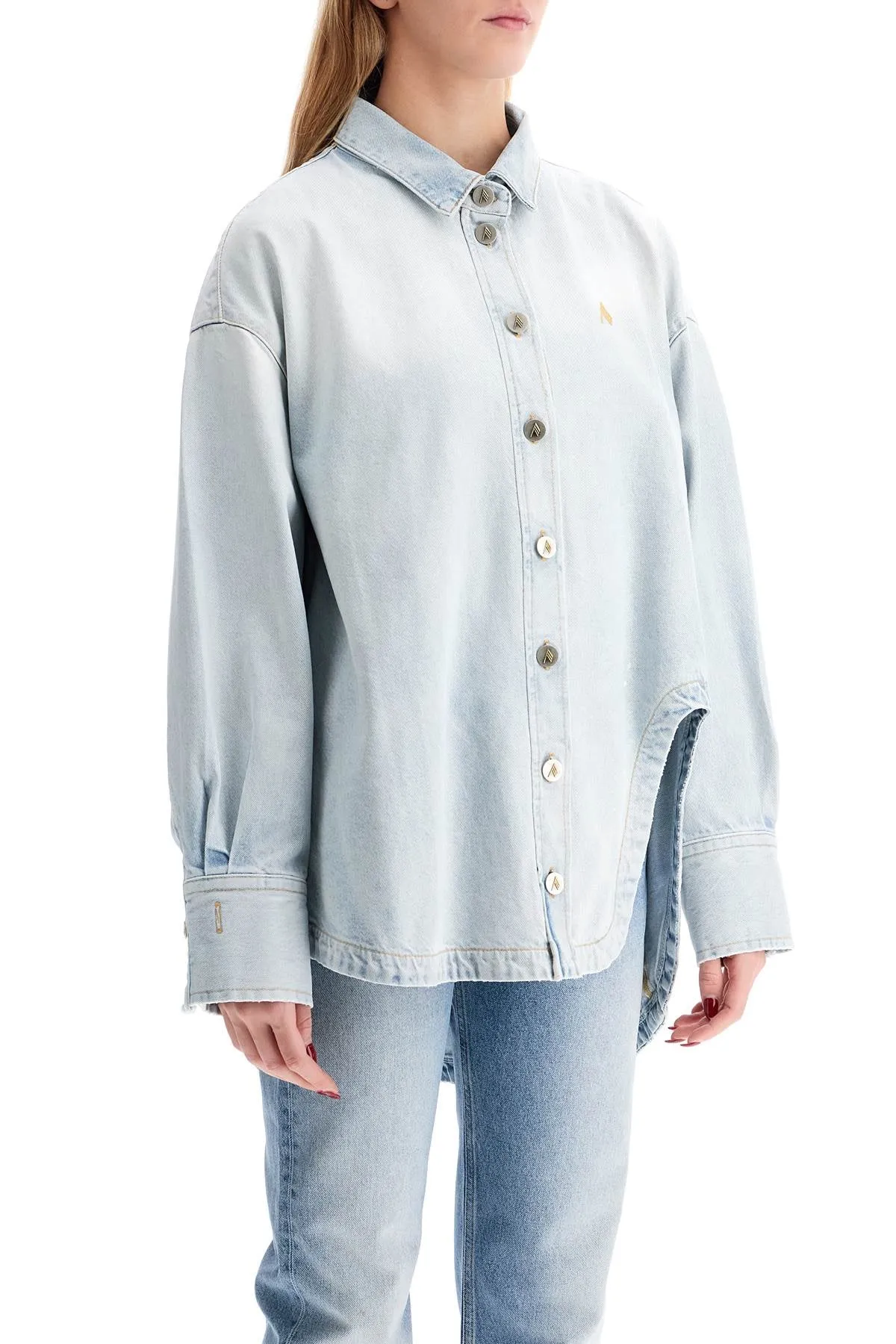 'denim-coated diana oversh 250WCB00068DDD085SS SKY BLUE
