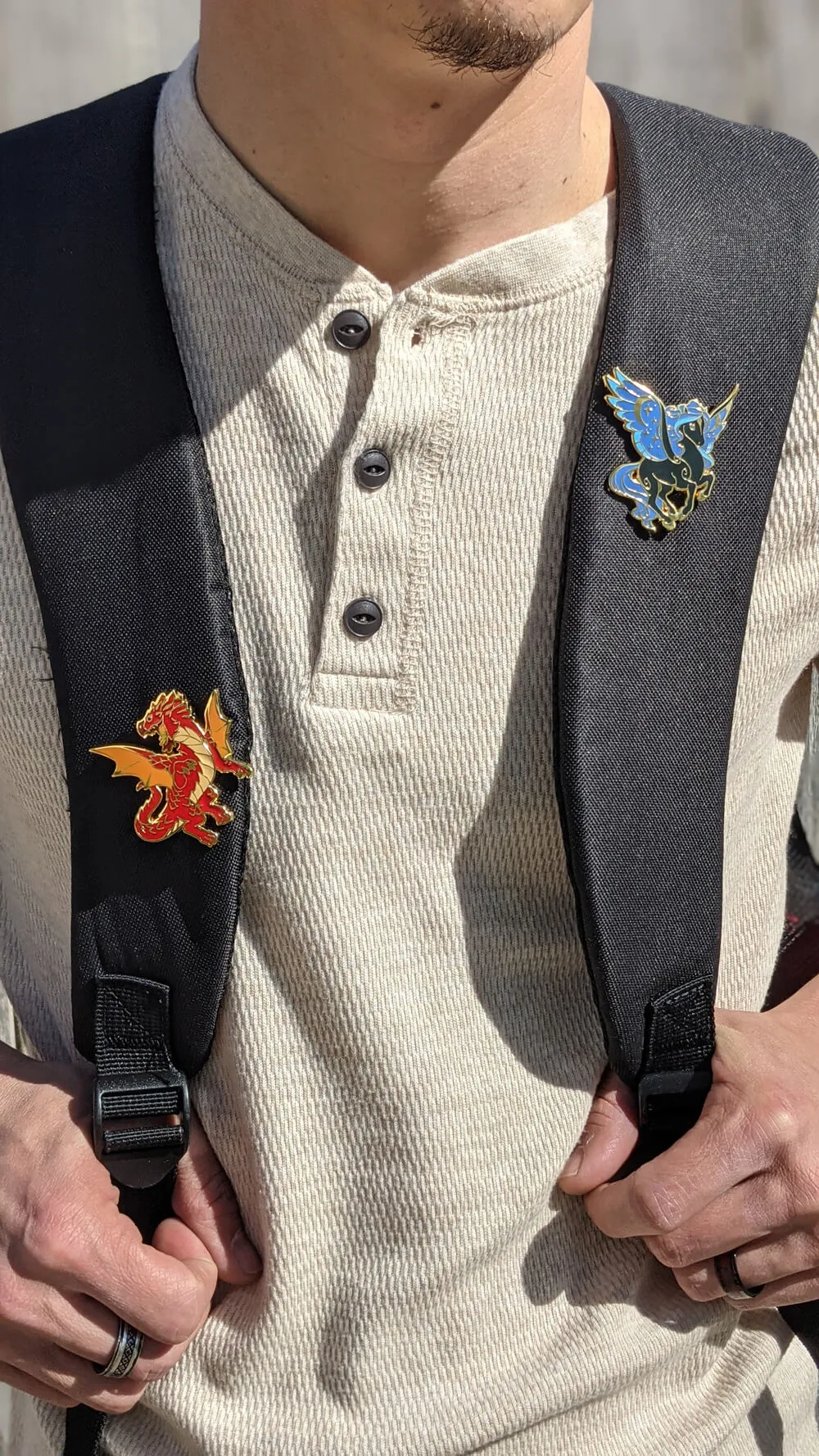 Dragon Pin (Red Dragon) | 2" Hard Enamel Pin