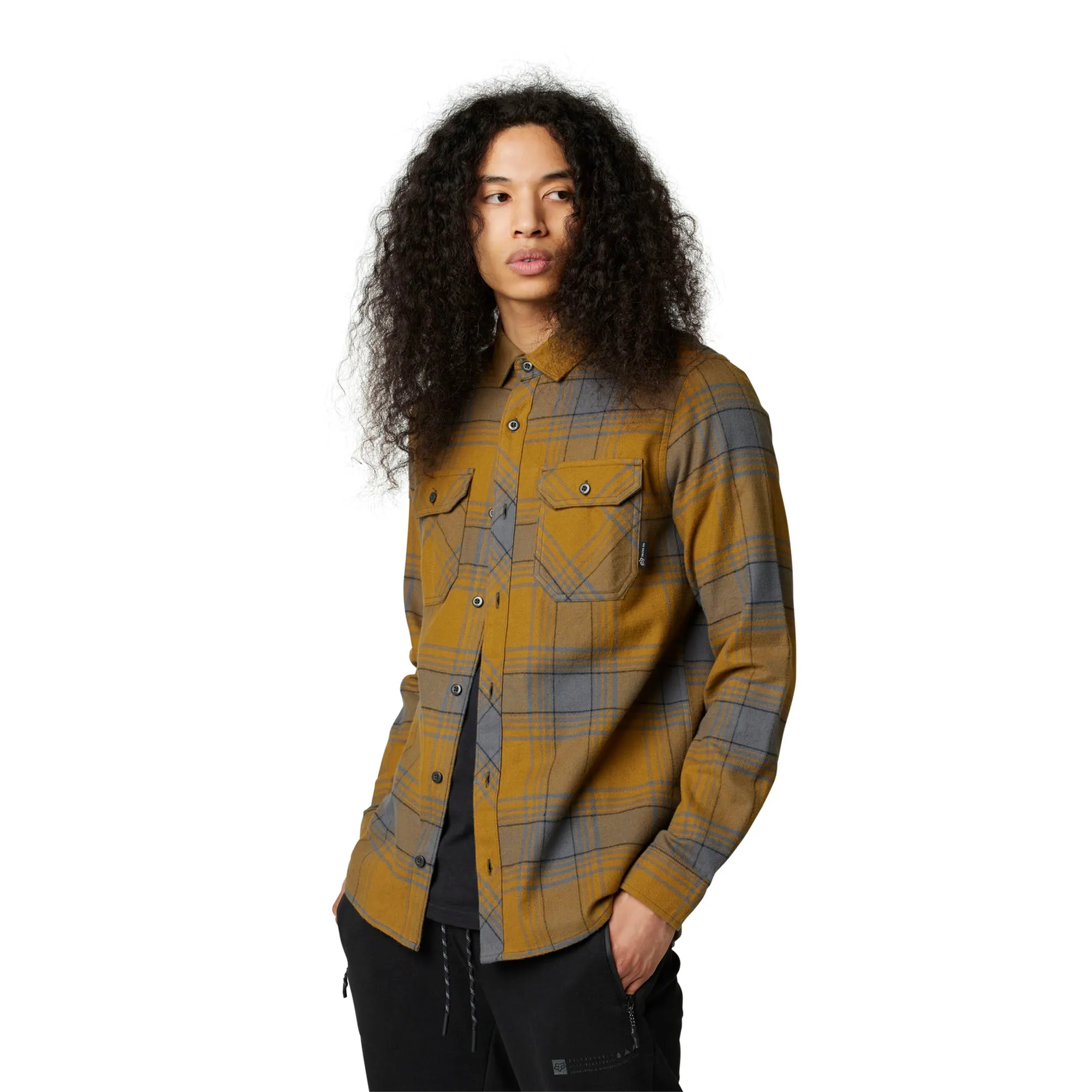 Fox Racing Traildust 2.0 Flannel Button-Up Caramel Brown
