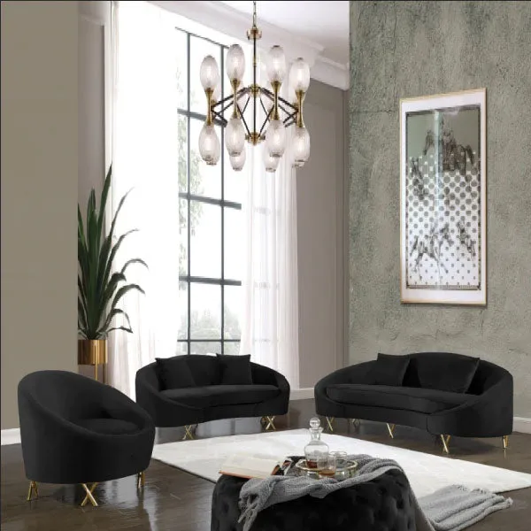 Fully Upholstered Indoor Furniture - Sofa Set - Patrick