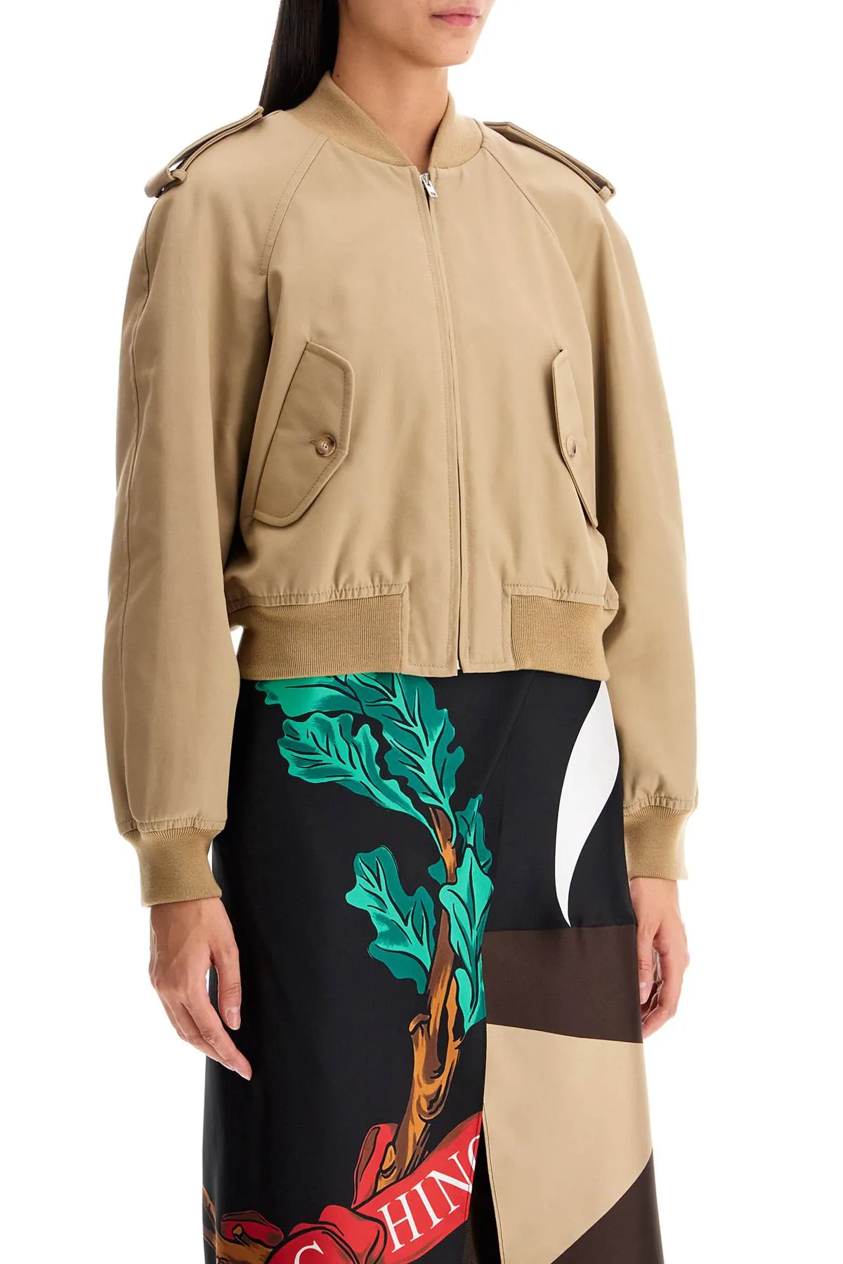 gabardine bomber J0509 5419 MULTI BEIGE  81