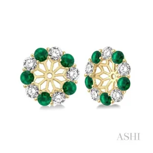Gemstone & Diamond Earrings Jacket