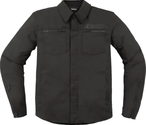Icon Men's Upstate Canvas CE Motorcycle Jacket