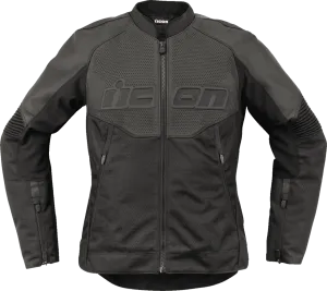 Icon Women's Overlord 3 CE Leather Motorcycle Jacket
