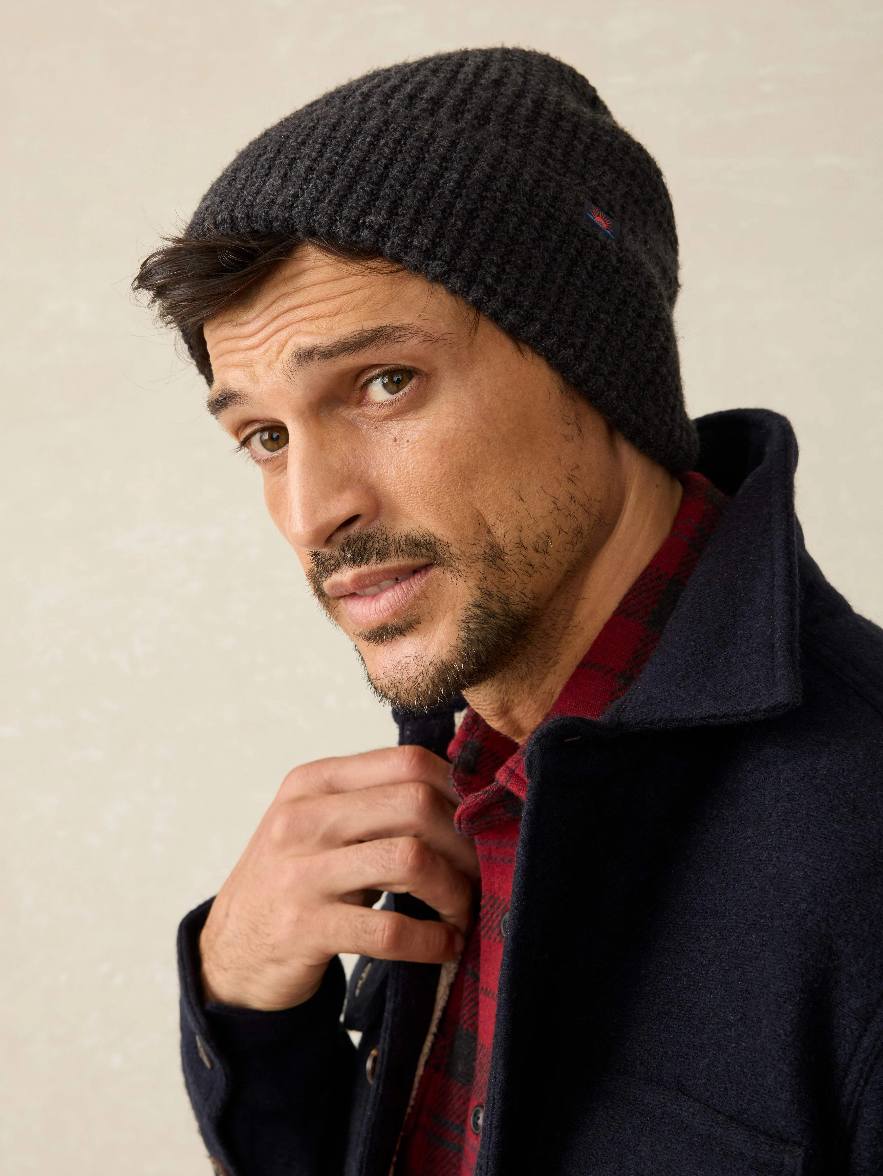 Jackson Waffle Beanie - Ash Heather