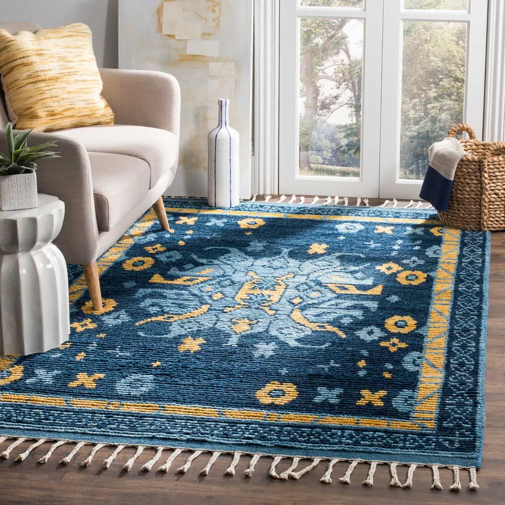 Kenya Blue/Gold Area Rug