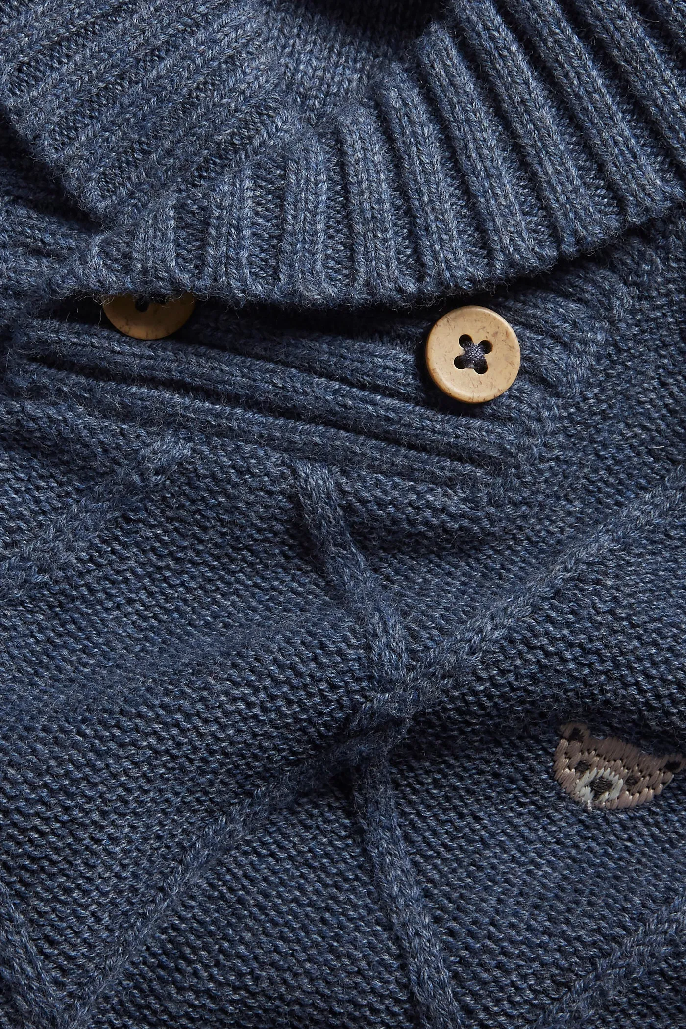 Kids' blue knitted jumper