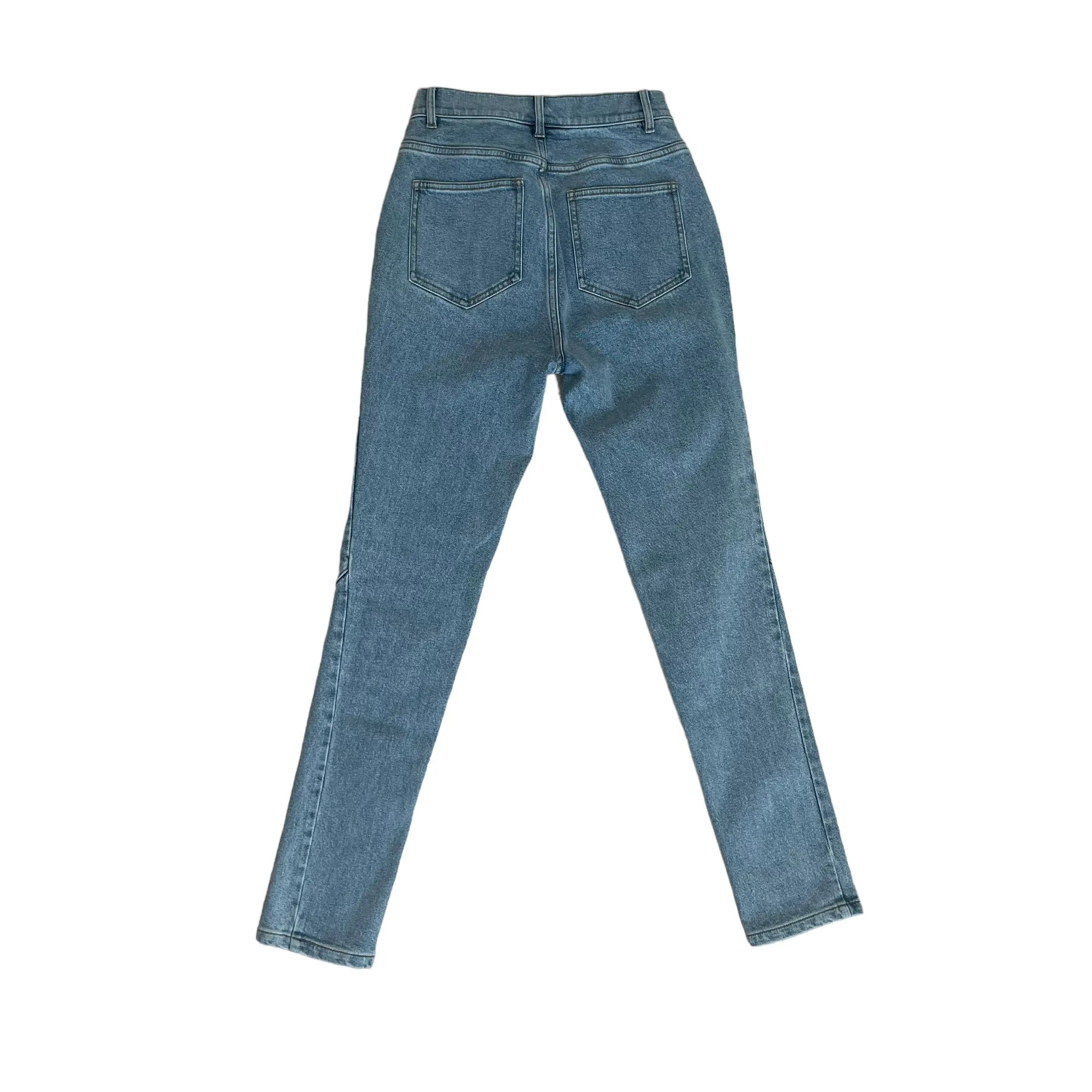 Light Wash Denim Jeans - 4