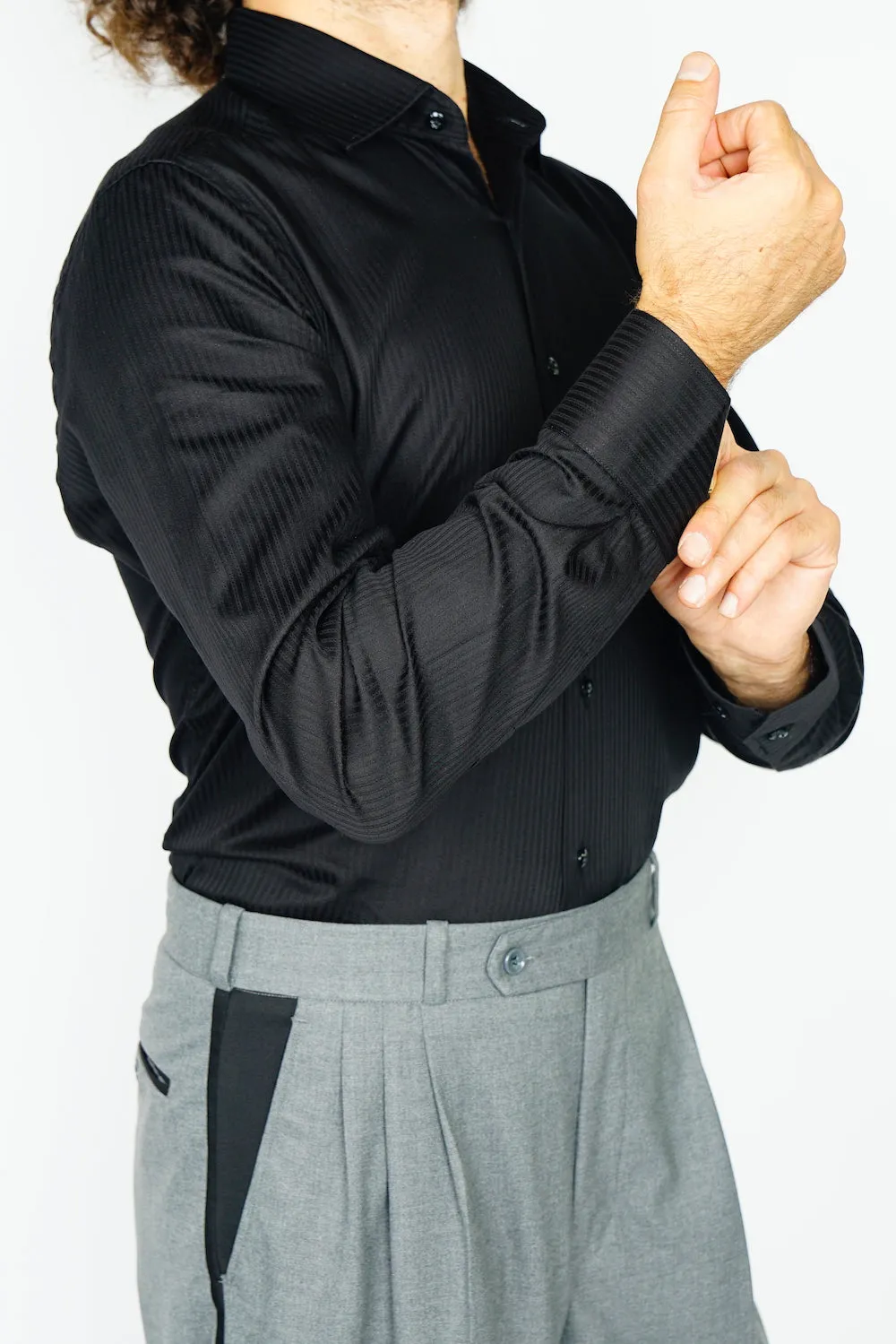 Line Tango Pants, Light Grey and Black