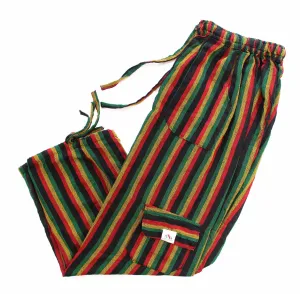 (Medium) Rasta Blackish Lounge Pants 0015