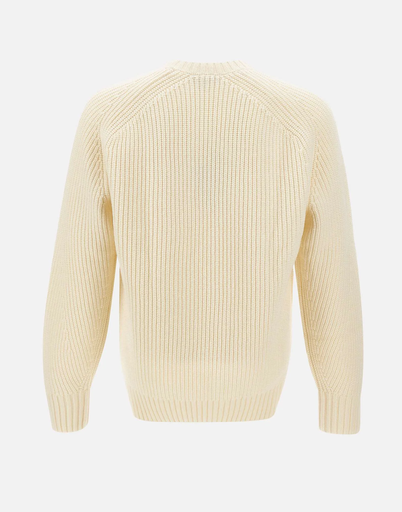 Men's Cream Wool Sweater