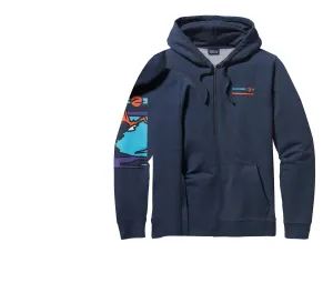 M's Glacier Waves Midweight Full-Zip Hooded Sweatshirt
