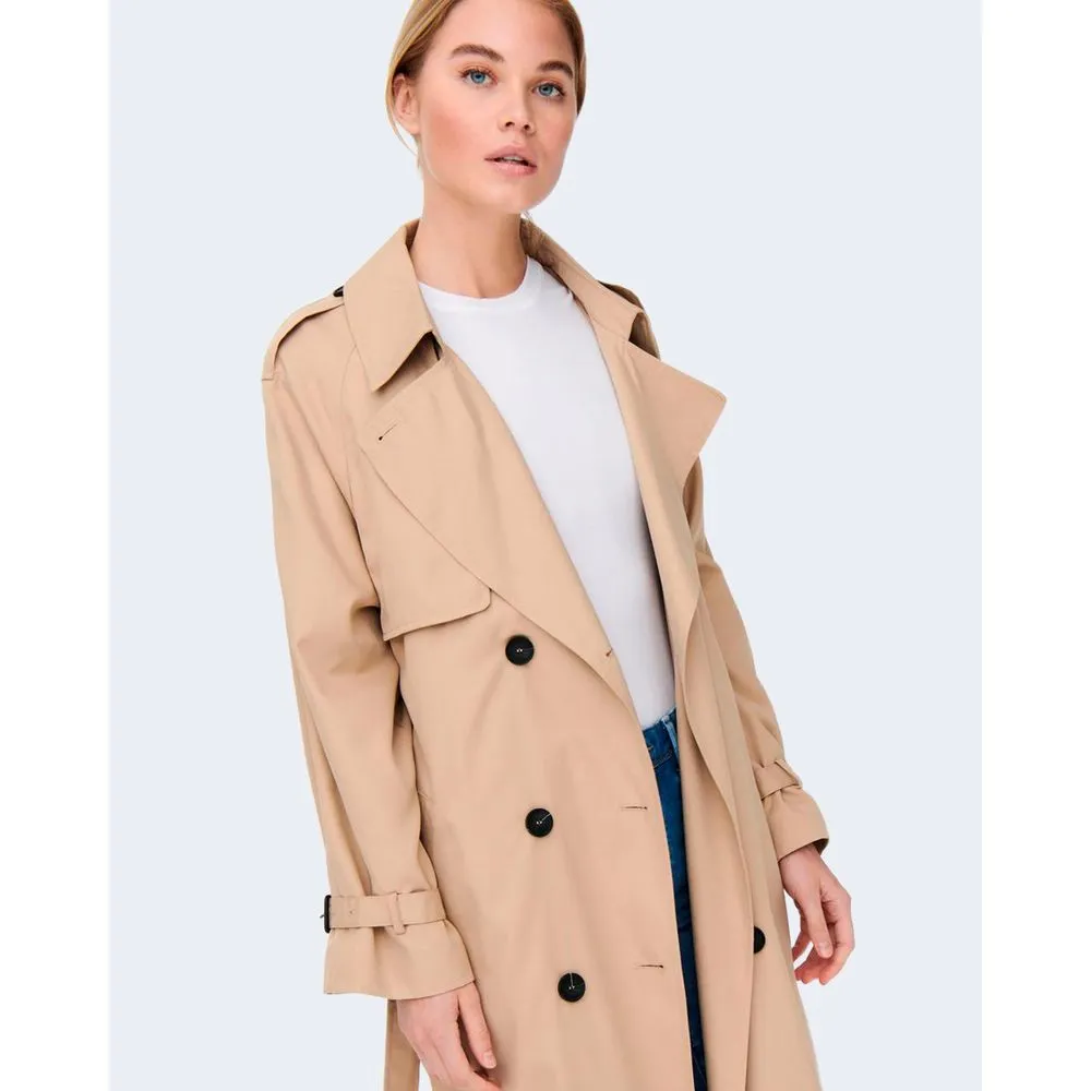 Only Beige Polyester Jackets & Coat