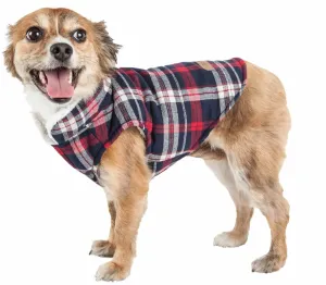Pet Life ® 'Puddler' Classical Plaided Insulated Dog Coat Jacket