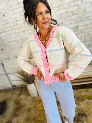 POL Cynthia Sweater Cream Mix