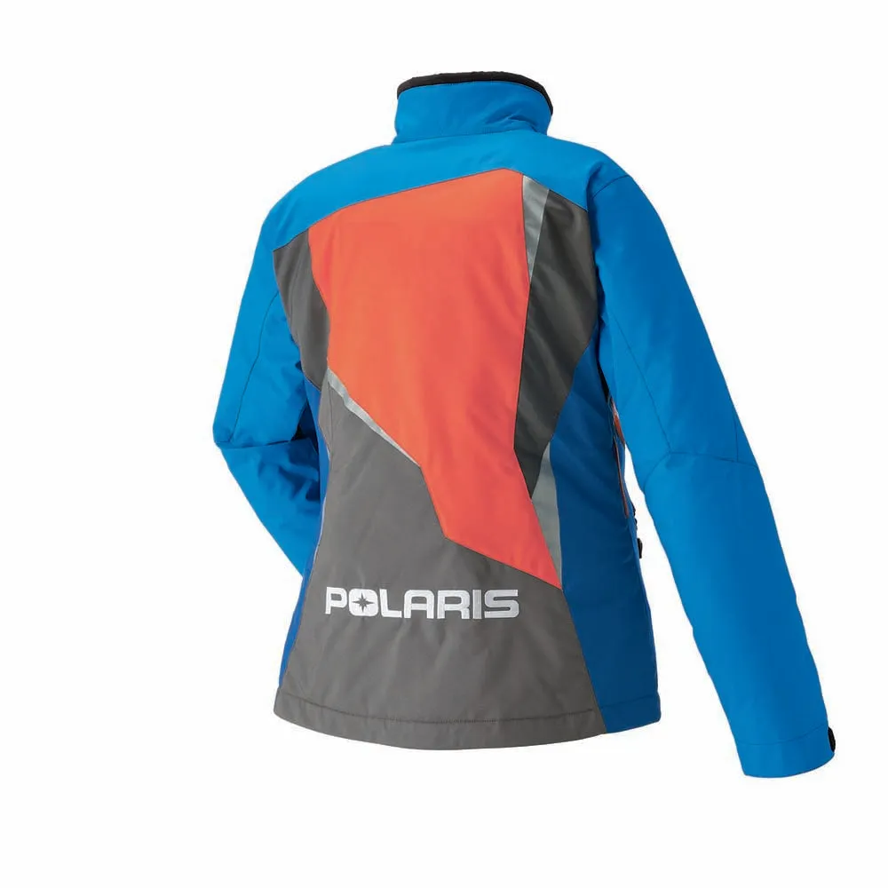 Polaris  OEM Womens Stylish Insulated Durable Diva Snowmobile Jacket DWR Blue