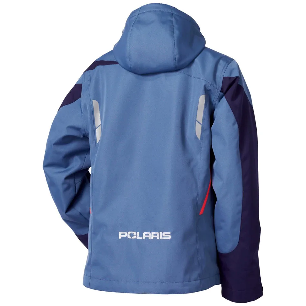 Polaris  Womens TECH54 Switchback Snowmobile Jacket Insulated DWR Blue Pink