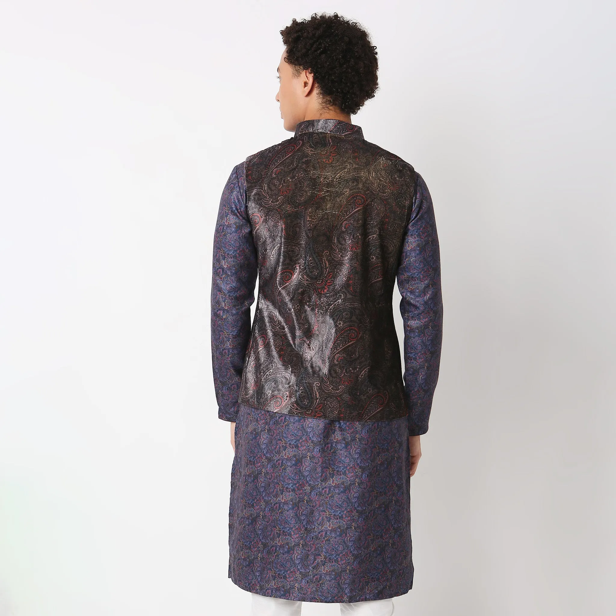 Regular Fit Jacquard Jackets