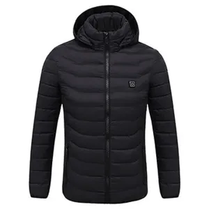 Sidiou Group USB Electric Heated Jacket Adjustable Temperature Lightweight Heated Down Jacket Coats
