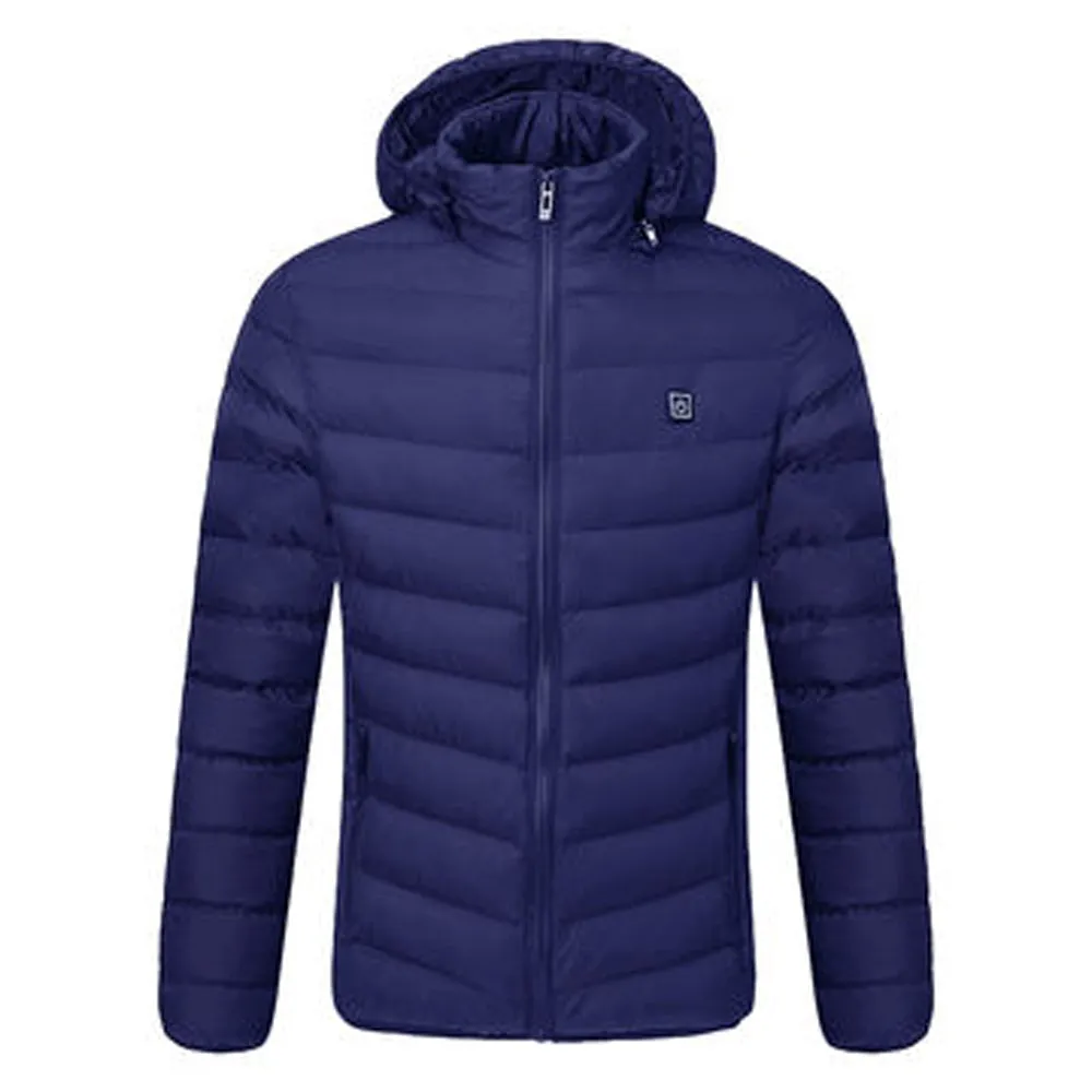 Sidiou Group USB Electric Heated Jacket Adjustable Temperature Lightweight Heated Down Jacket Coats