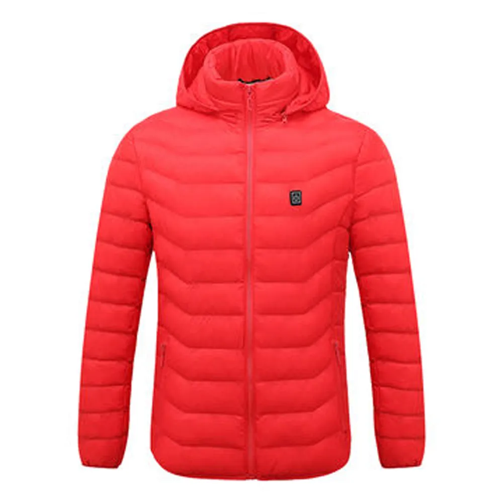 Sidiou Group USB Electric Heated Jacket Adjustable Temperature Lightweight Heated Down Jacket Coats