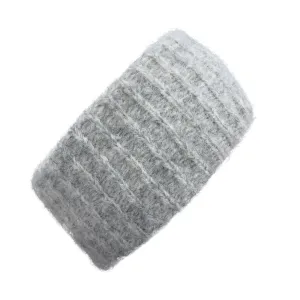 SLATE   SALT Women's Gray Ribbed Alpaca Ear Warmer