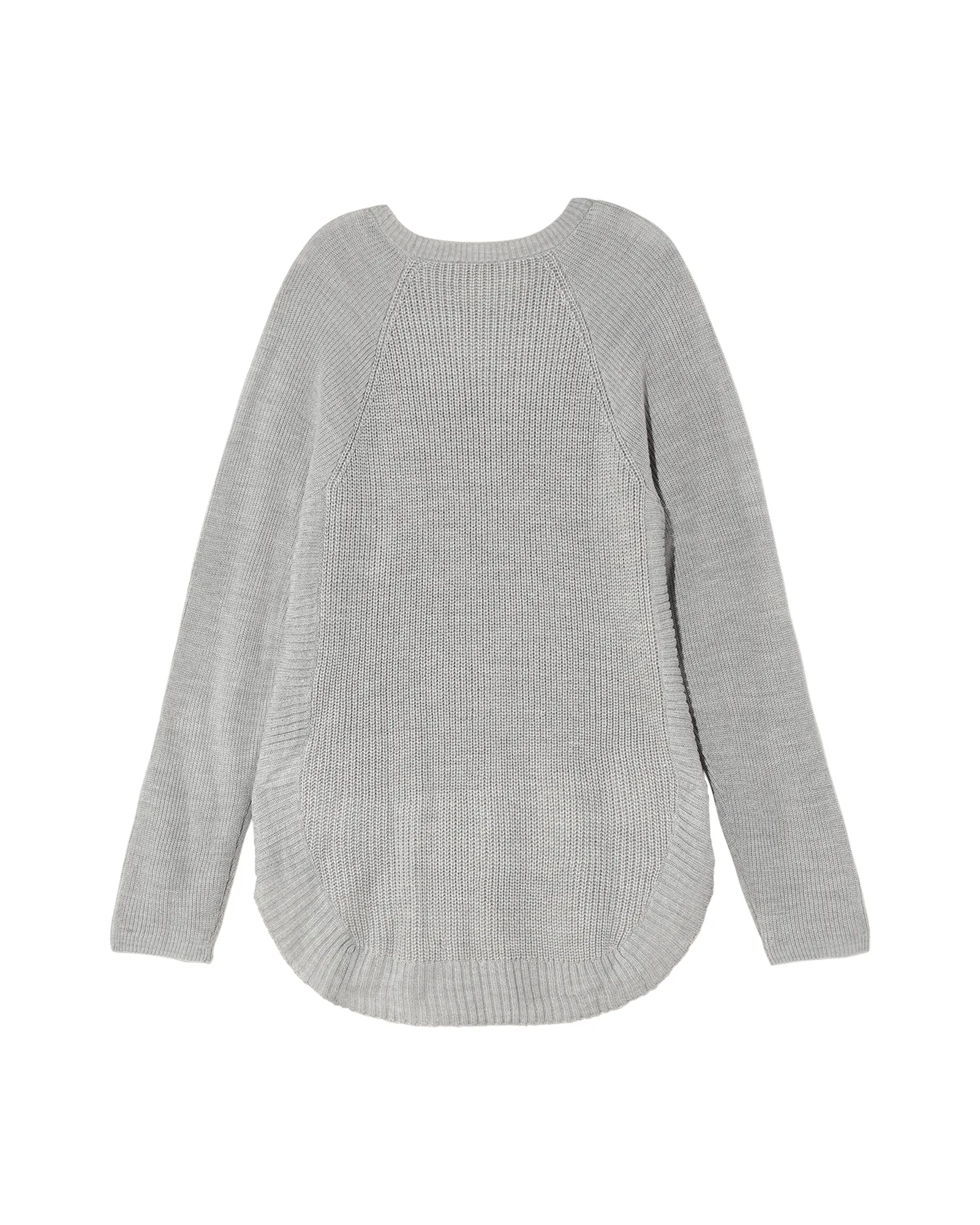 Tanya Side Zip Sweater | Light Grey