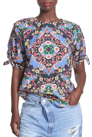 THE DORA TOP - FOULARD