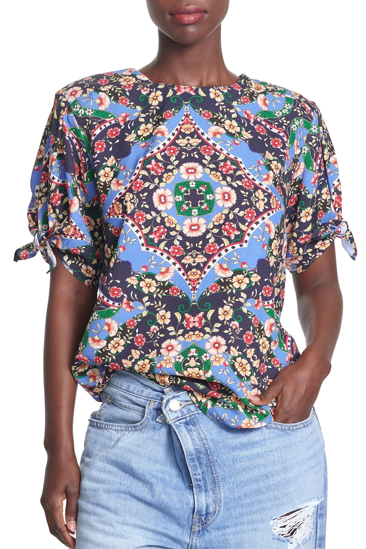 THE DORA TOP - FOULARD