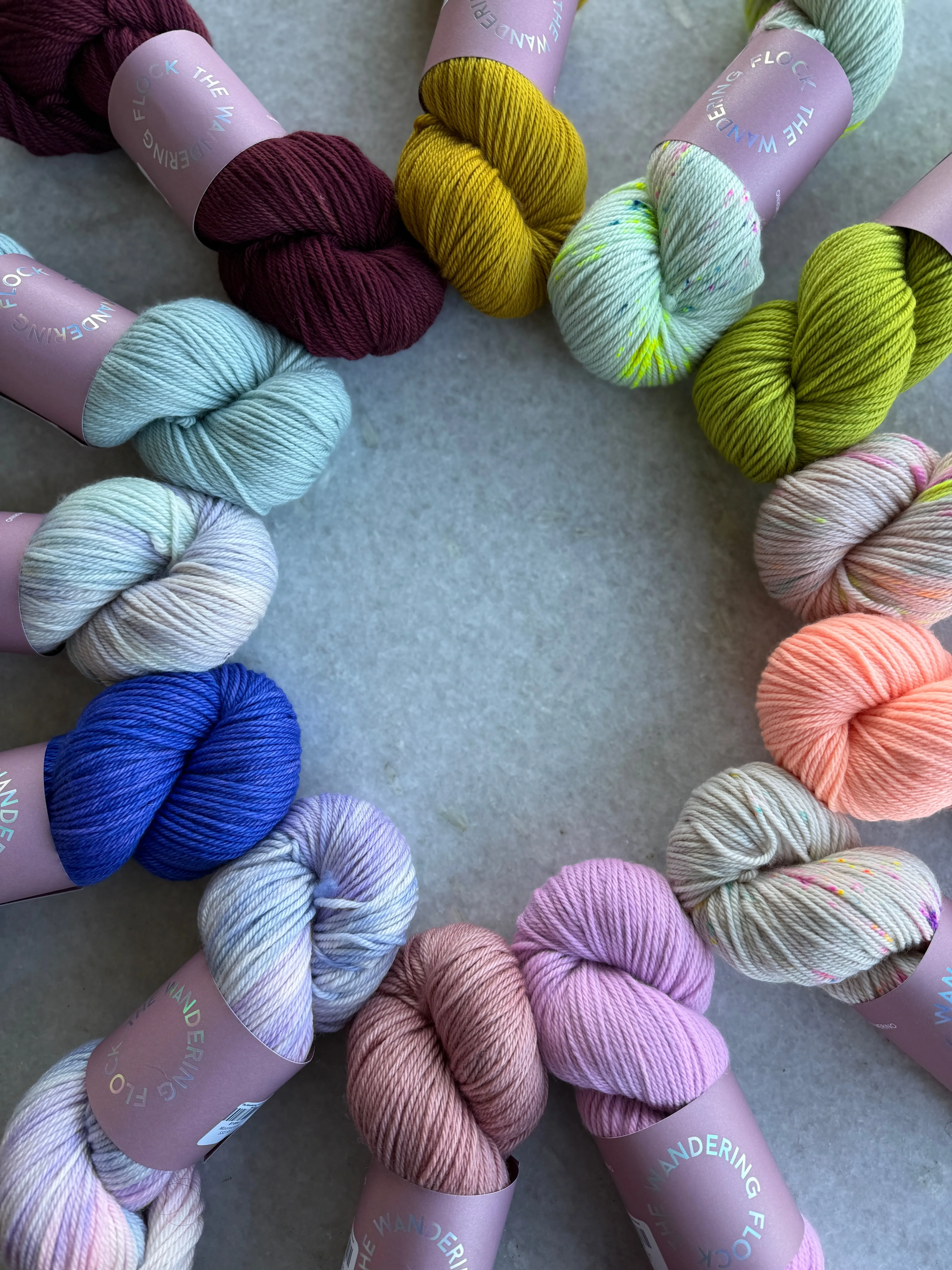 The Wandering Flock Worsted Merino