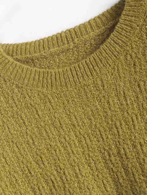 Vintage Shoulder Basic Sweater
