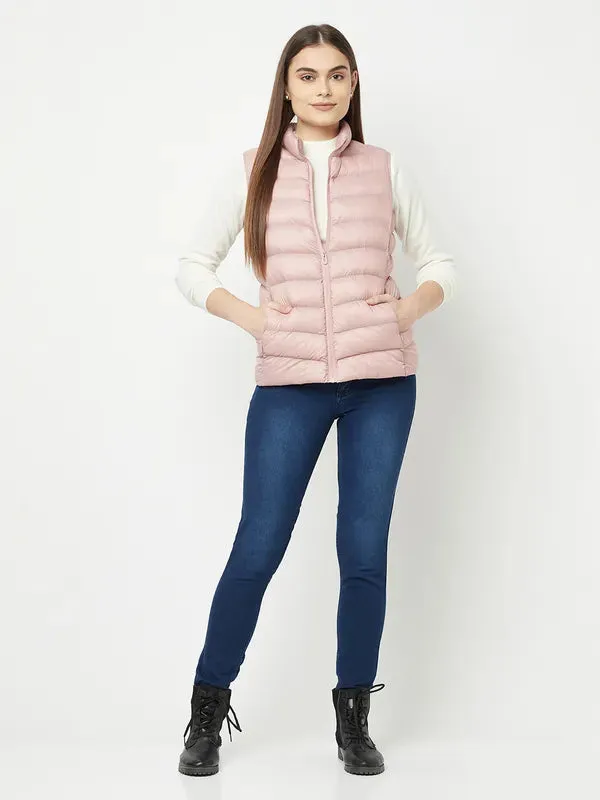 Women Blush Front Open Jackets