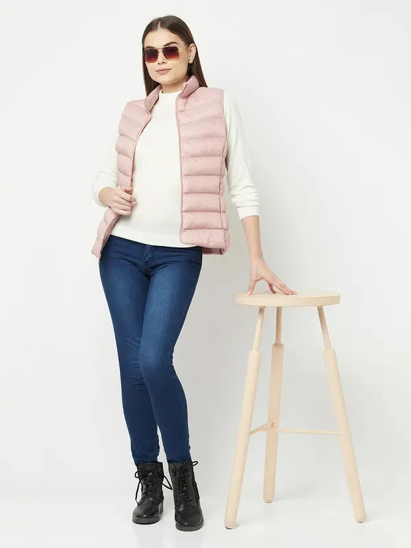 Women Blush Front Open Jackets