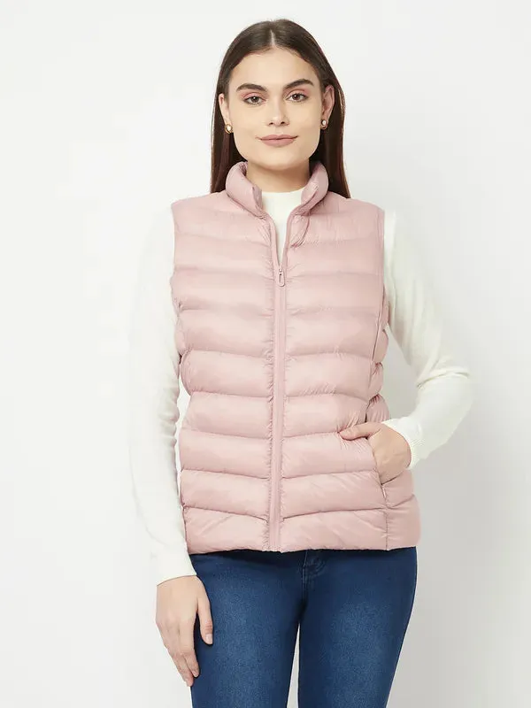 Women Blush Front Open Jackets
